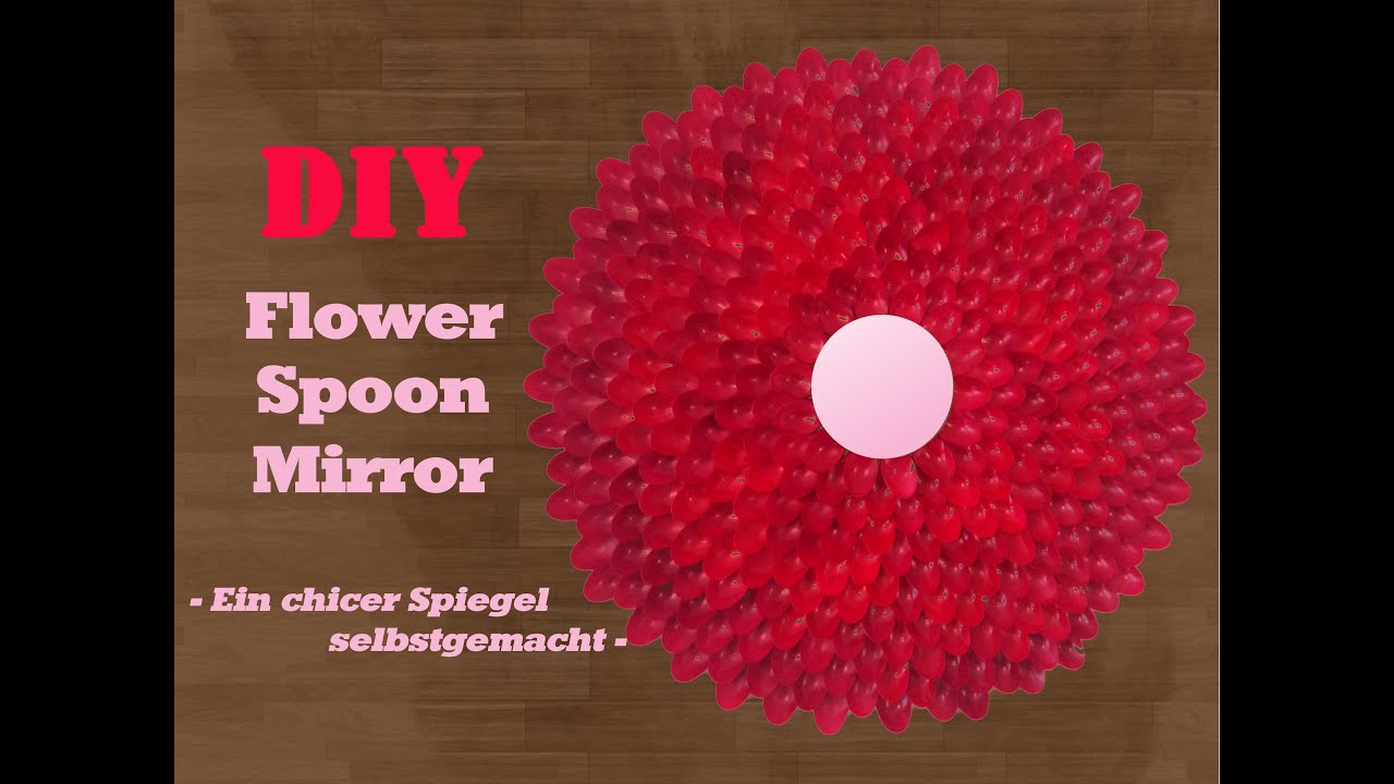 DIY | Flower Spoon Mirror - Ein chicer Spiegel selbstgemacht | SweetLifeSunShine