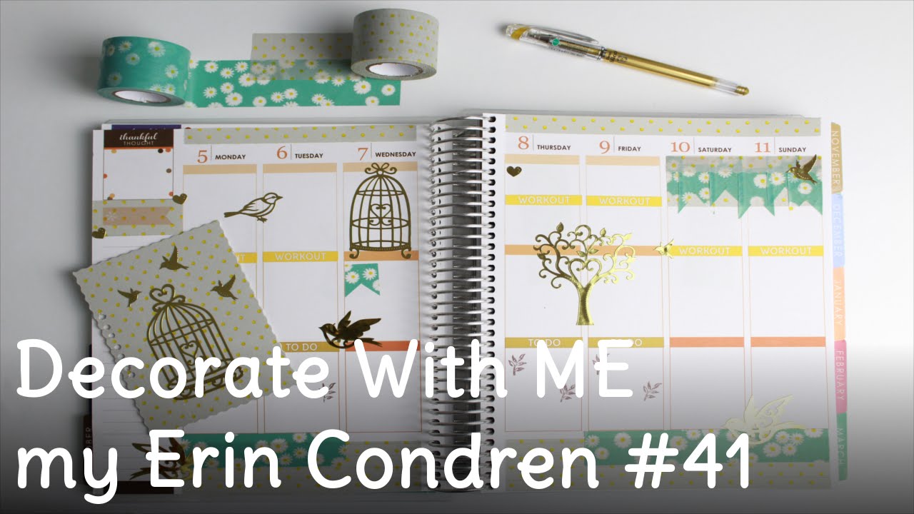 Weekly Decoration | Decorate Your Planner with ME | Wochendekoration #41