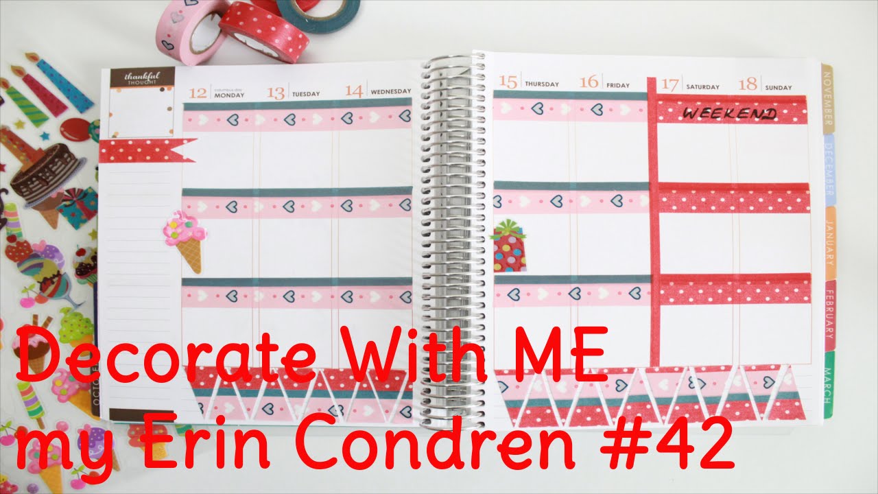Weekly Decoration | Decorate Your Planner with ME | Wochendekoration #42
