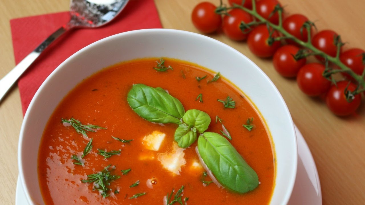 KOCHEN | Tomaten-Mozarella-Suppe | SooO LECKER! | SweetLifeSunShine