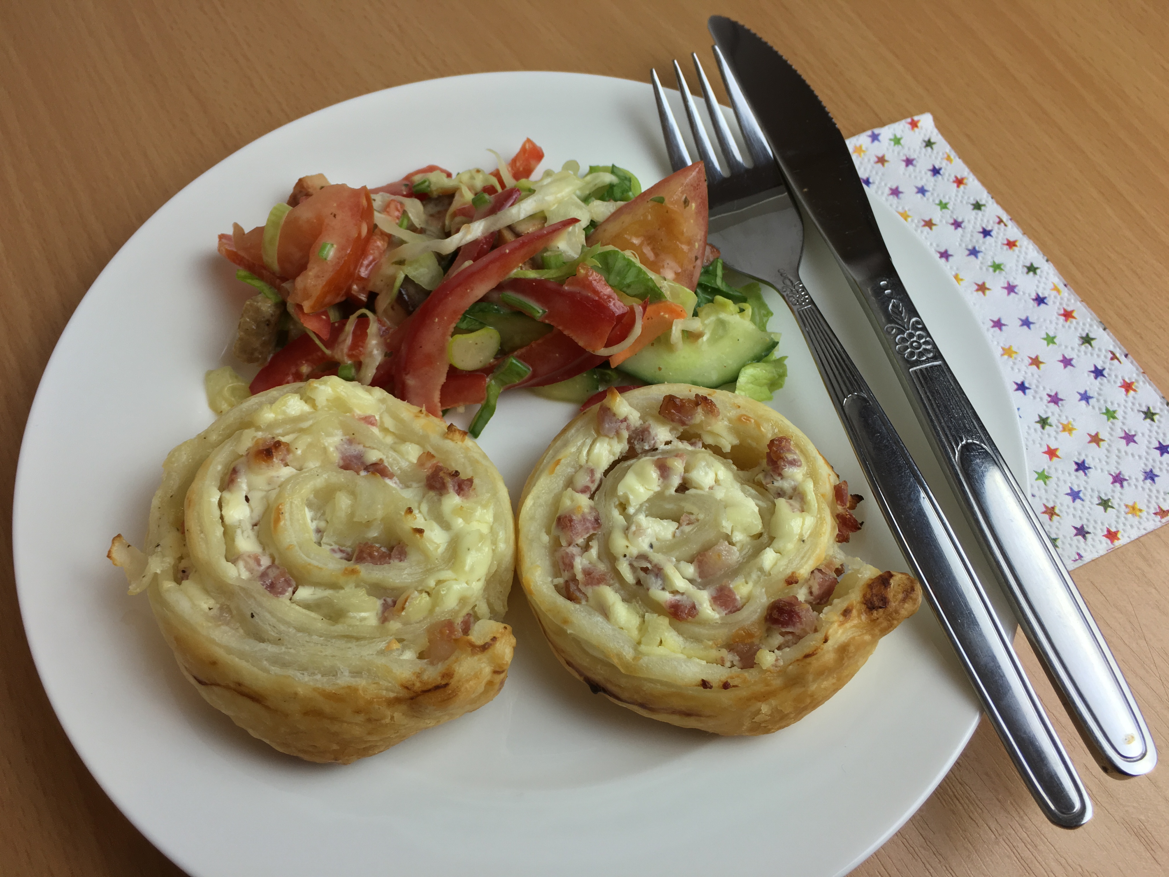 Schinken-Schnecken | herzhafte Schnecken mit Schinken - SweetLifeSunShine